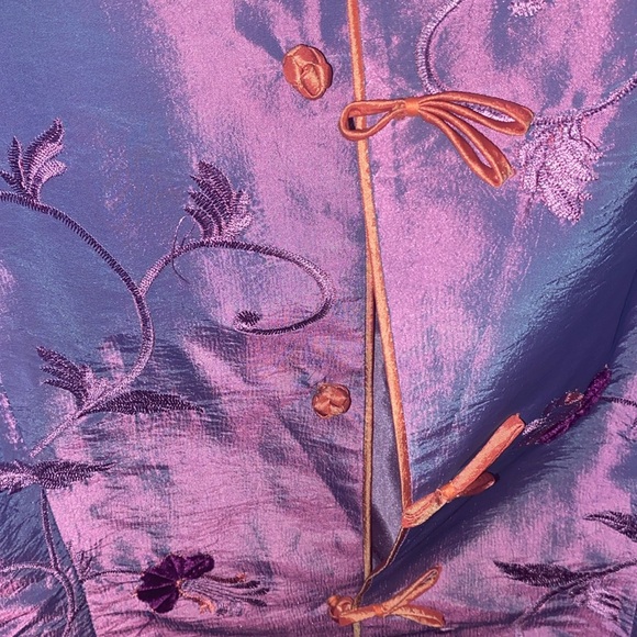 Vintage violet oriental jacket - Picture 10 of 13